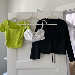 Assorted Tops - Sold together ($40) or separately ($12)